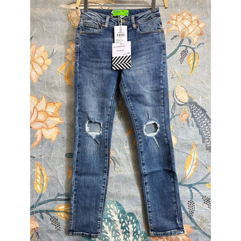 Free People X Sandrine Rose Womens Skinny Jeans Size 24